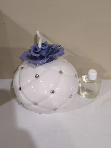 Luxury Debora Carlucci Bone China Diffuser Set – White / Peach Home Décor