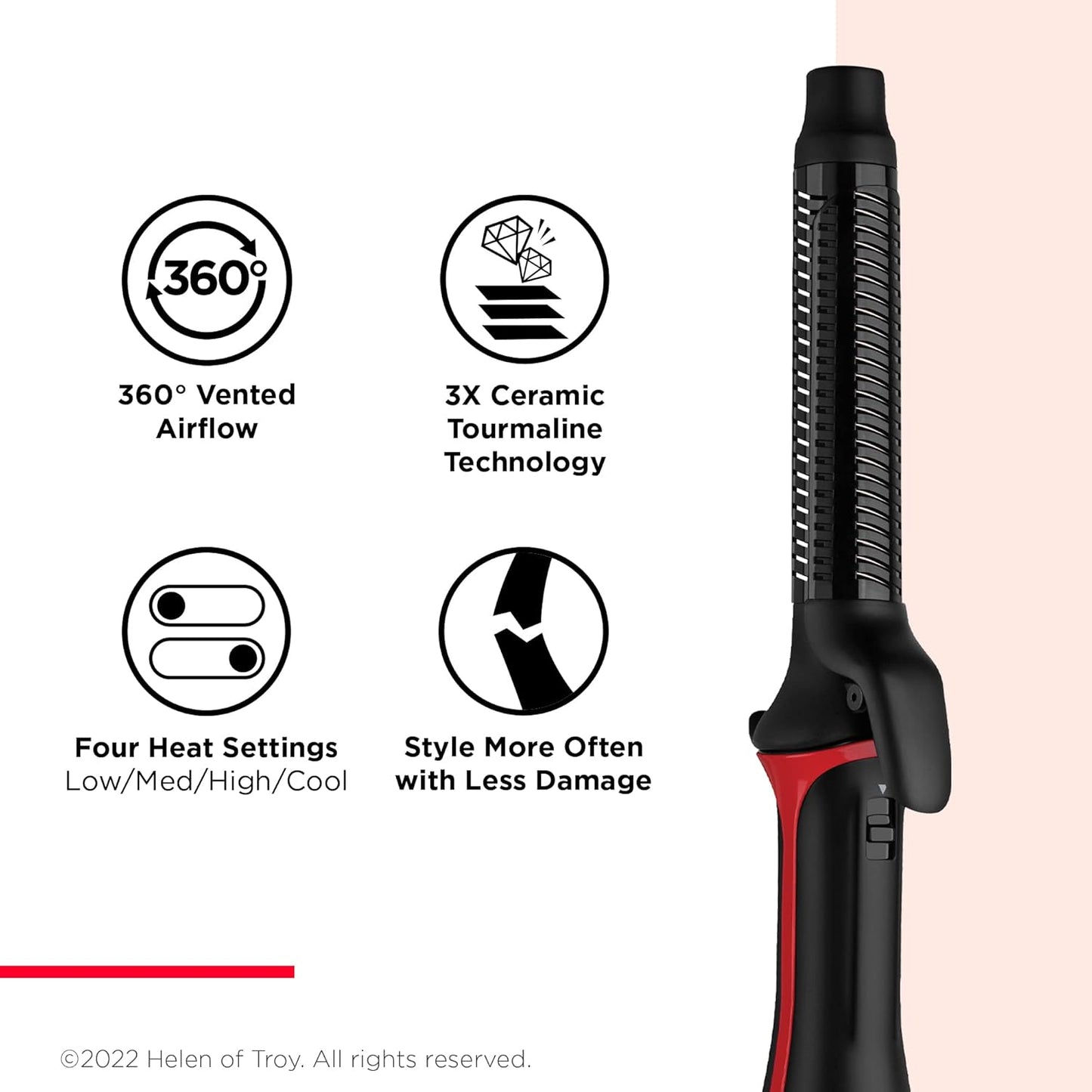 Revlon One-Step Blowout Curls Dries & Curls In One Step Hair Curler Blow Dryer