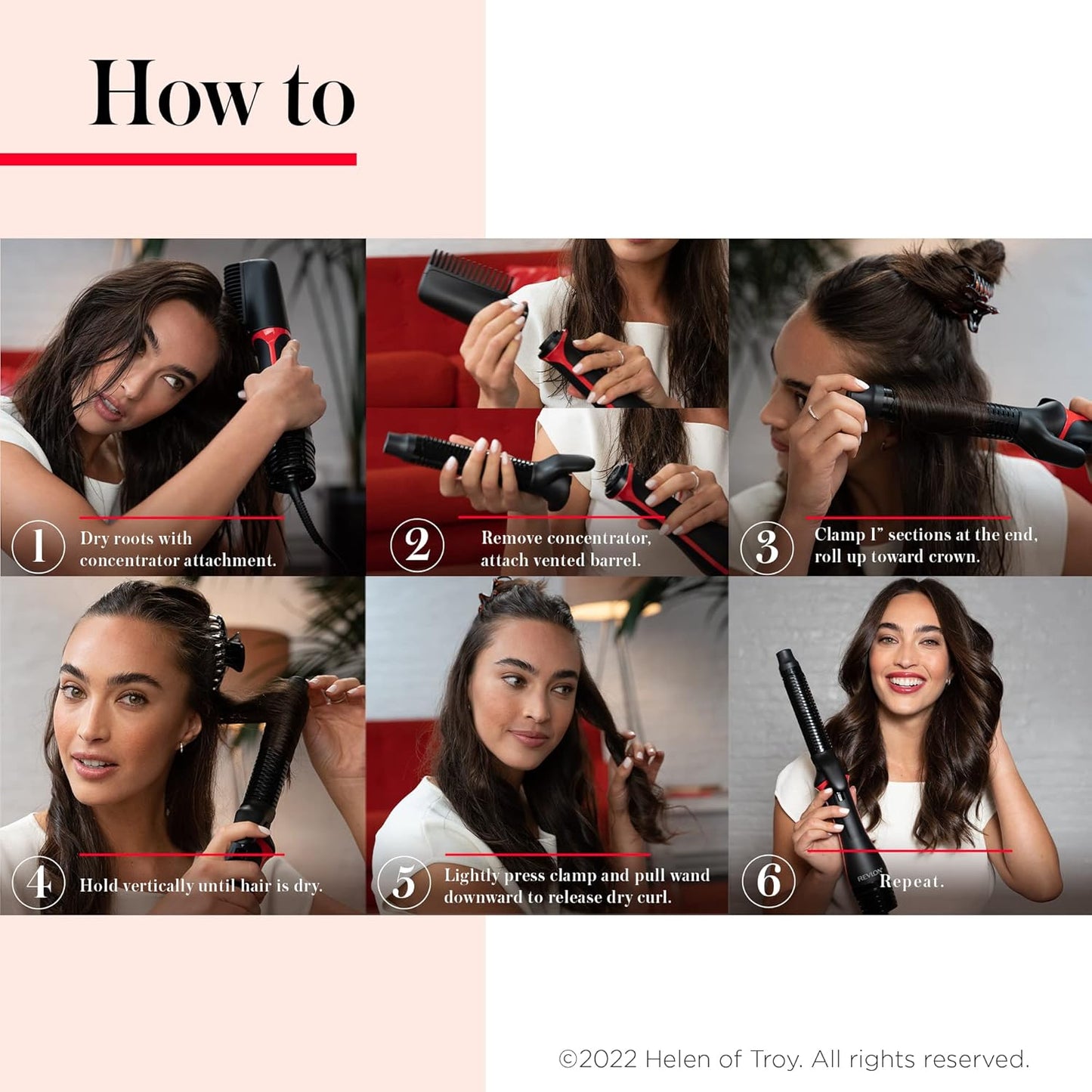 Revlon One-Step Blowout Curls Dries & Curls In One Step Hair Curler Blow Dryer