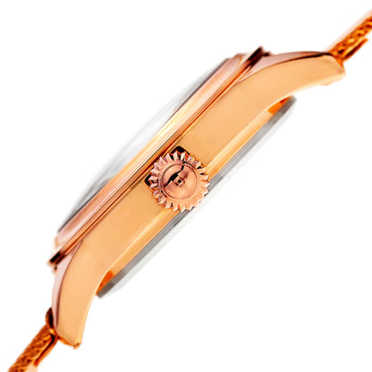 Akribos XXIV Rose Gold Tone Case on Rose Gold Bracelet, Rose Gold Dial with Rose Gold Tone Hands