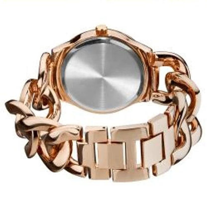 Akribos XXIV Rose Gold Flashed Alloy Case on Rose Gold Bracelet, Rose Gold Dial with Rose Gold Tone Hands