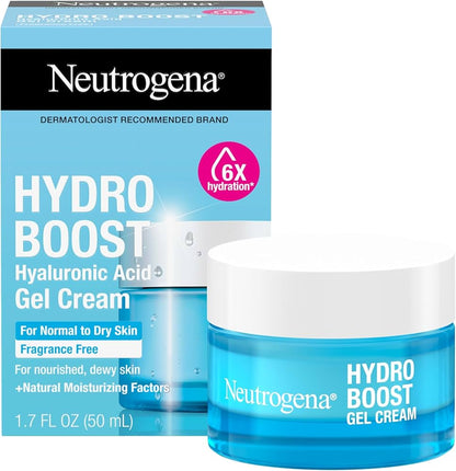 Neutrogena Hydro Boost GEL Face Cream — Dry Skin — 1.7 oz