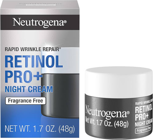 Neutrogena Rapid Wrinkle Repair — Retinol Pro+ Night Cream — 1.7 oz