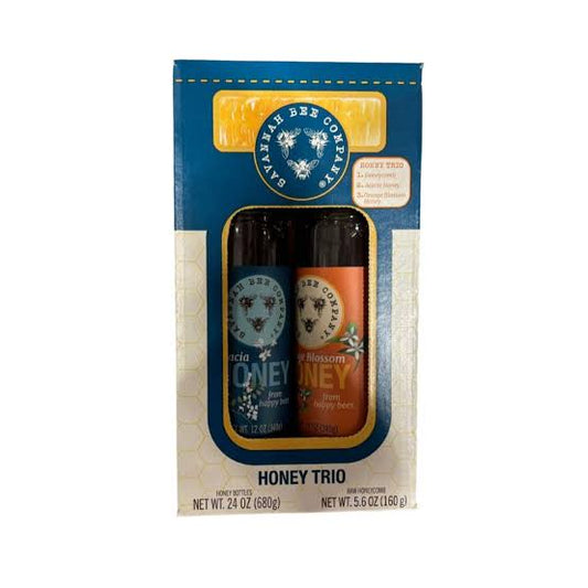 Savannah Bee Raw Honeycomb & Pure Honey Gift Set
