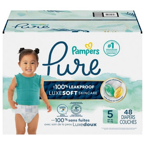 Pampers Pure Protection Diapers Enormous Pack - Size 5 - 88ct