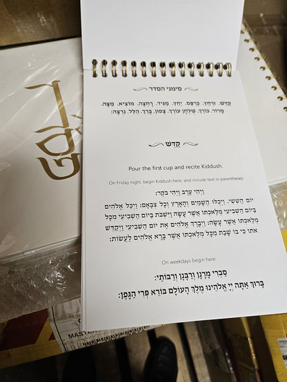 Elegant Spiral Haggadah