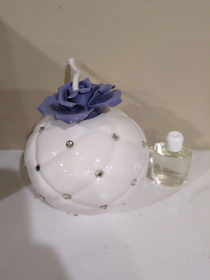 Luxury Debora Carlucci Bone China Diffuser Set – White / Peach Home Décor